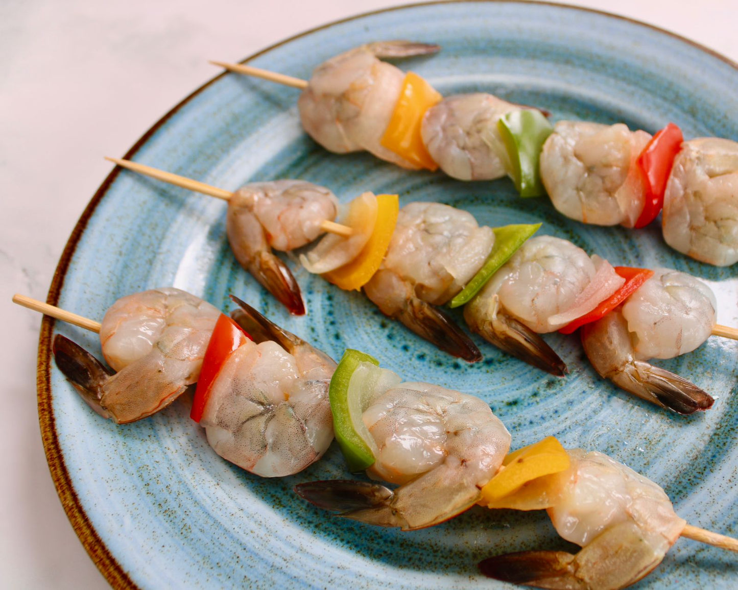 Brochetas De Langostinos